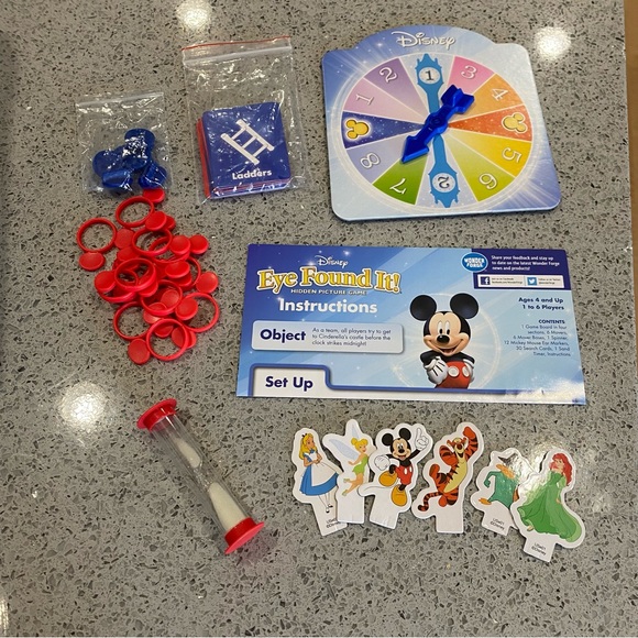 Disney Eye Found It Board Game 2015 With Instructions Disneyana Kids Family - Picture 4 of 6